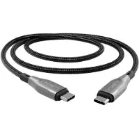 Cygnett CY4676PCTYC, 2 m, USB C, USB C, USB 2.0, 0,48 Gbit/s, Schwarz, Silber