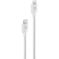 Cellularline Cavo Telato 150 cm USB-C to LIGHTNING, 1,5 m, Lightning, USB C, Stecker, Stecker, Weiß