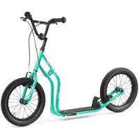Yedoo Scooter Flyck für Kinder ab 8 Jahren, mit Luftreifen 16/16 und Ständer Türkis