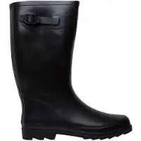 Trespass Recon X Gummistiefel, wasserdicht mit verstellbarer Schnalle, Schwarz, EU 46