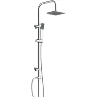 Eisl Duschset EASY ENERGY, Regendusche ohne Armatur, Duschsystem mit Kopfbrause und Handbrause, Duschbrause, Dusche
