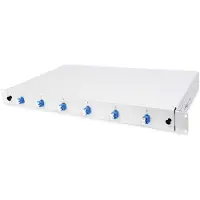 Helos 19" Fiber Optic Breakout Box Singlemode 6x LC-Duplex - Single- bzw. Monomode-Faser