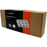 RealPower HL-3, Elektrischer Raumheizlüfter, Drinnen, Flur, Weiß, 100 - 240 V, 50/60 Hz