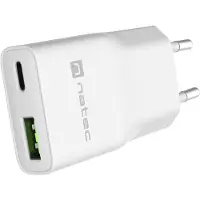 Natec NUC-2376, Drinnen, AC, 12 V, Weiß