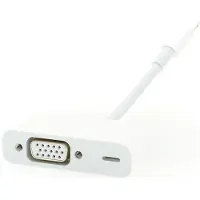 Apple MD825ZM/A, VGA (D-Sub), Gold, Weiß, Stecker/Buchse, 1 Stück(e), Lightning