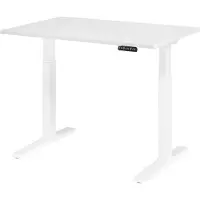 Hjh OFFICE PRO XMKA 12 W | 120x80 | elektrisch h?henverstellbar - Wei? 120 x 80 elektrisch h?henverstellbar