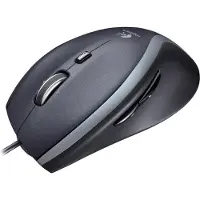 Logitech M500, rechts, Laser, USB Typ-A, 1000 DPI, Schwarz