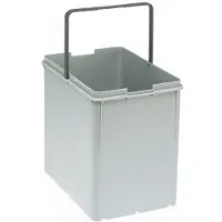 Franke Behälter 20 l / Zubehör für Mülltrennsysteme / Kunststoff / Grau