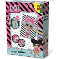 SES Creative L.O.L. - Glitzer-Überraschung, Blau, Gold, Pink, Silber, Glitzerposterfarbe, 4 Stück(e)