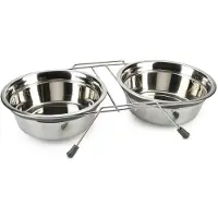 Beeztees Lumara RVS Deluxe Futterset - 20 cm