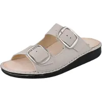 Finn Comfort Lipari Damen Hausschuhe beige Glattleder - Größe: 42