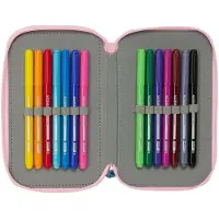 Safta Glowlab Kids 12.5x19.5x5.5 Cm Triple Mäppchen