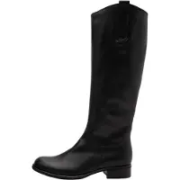 Gabor Damenstiefel 8035 schwarz Echtleder Blockabsatz Reißverschluss Wechselfußbett 3cm Absatz 42cm Schafthöhe