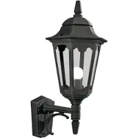 Elstead Lighting Elstead Parish Außen-Wandleuchte E27 52cm Schwarz IP44, UK