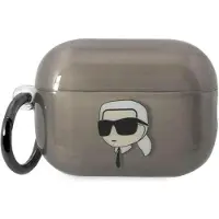 Karl Lagerfeld KKLAP2HNIKTCK AirPods Pro 2 (2022/2023) Hülle schwarz/schwarz Ikonik
