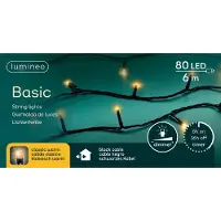 Kaemingk Weihnachtsbeleuchtung LED-Ricelights Outdoor 6 Meter (tweekleurig)