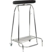 Aps Müllbeutelhalter für Säcke bis 120 Liter, Leichte Bedienung mit Trittmechanismus, Maße (L x B x H): 43 x 59 x 96 cm