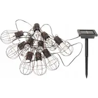 Martom Solar-Girlande 10 LED Kupfer Balkon Garten