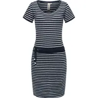 Ragwear Sommerkleid "Sommerkleid Baomi", Damen, Gr. L, N-Gr, blau (navy), Obermaterial: 100% Baumwolle CO., Kleider Sommerkleid