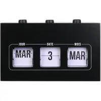 Merkloos Ewigkalender aus Holz und PVC