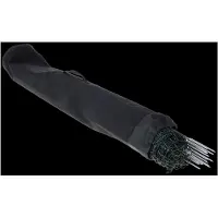 Kerbl Begrenzungszaun Camping Net mit Doppelspitze (L x H 20 m x 80 cm, grün)