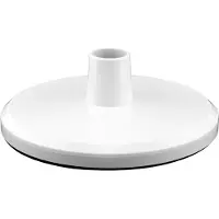 Merkloos Poolbodensauger, Skimmerabdeckung - Kompatibel mit Hayward - Bodendurchmesser 20 cm - Material: ABS - Inklusive Adapter 3,8 cm - Weiß