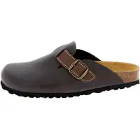 Lico Herren Bioline Clog Style Pantoletten, Braun, 43 EU
