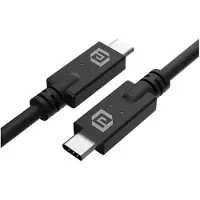 Akasa AK-CBUB67-10BK, 1 m, USB C, USB C, 40 Gbit/s, Schwarz