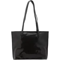 I Fratelli Firenze Damen-Schultertasche aus echtem Rindsleder mit Reißverschluss Italy Blu UNICA 31x43x10 cm 5573-Blu