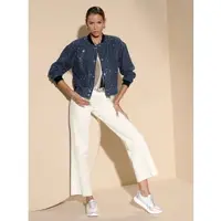 Création L Jackenblazer "Jeans-Blouson", Damen, Gr. 50, blau (dunkelblau), 100% Baumwolle, Besatz:95% Baumwolle, 5% Elasthan, Blazer Jackenblazer