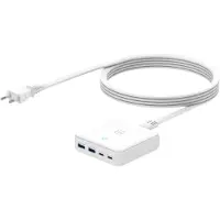 Tucano Gan Desktop Charger, White