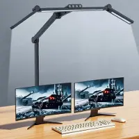 StarTech.com Schreibtischlampe mit Klemme - Architektenlampe - LED - 24 W - Stufenlos dimmbar - Automatische Helligkeitsanpassung - Schwarz - US-Stecker