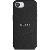 GUESS Pu Grained Classic Logo Magsafe Iphone 16e Handyhülle