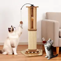 Merkloos Elzusha - Katzenkratzbaum - 85 cm hoch - Geeignet für große Rassen