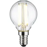 Paulmann LED-Leuchtmittel "Efficient-Line Tropfen 840lm 4W 4000K klar 230V", Energieeffizienz: A, transparent, L:7,8cm Ø:4,5cm, Leuchtmittel, LED-Leuchtmittel