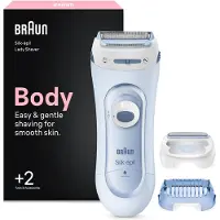 Braun Epilierer Damen Silk·épil, Damenrasierer Elektrisch, LS5160, Blau