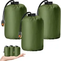 OEM Wasserdichte Noodsituationen-Set - 3 Stücke - Wärme reflektierend - Grün - für Outdoor-Situationen