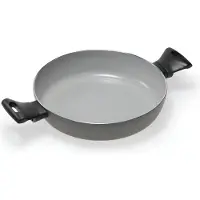 Moneta Melodia, Rund, Schwenkpfanne, Schwarz, Grau, Finegres, Melodia, Aluminium