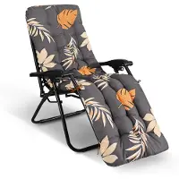 StarTech.com Auflage für Sonnenliege - Gartenliege Kissen - Atmungsaktive PP-Baumwollfüllung - Dick weich gepolstert - Indoor Outdoor - Nur Matte Design D