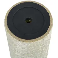 vidaXL Sisalstamm Ersatzstamm für Kratzbaum Kratzstamm Durchmesser 8 cm mit Innenloch zur Wandmontage Krallenpflege und Muskeltraining für Katzen 8 x 45 cm