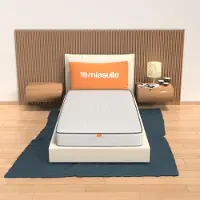 MiaSuite Einzelmatratze 90x200 cm, 18 cm Höhe, Orthopädisch Memory-Schaum und Po