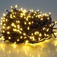 Salcar 5 m 50 LED Lichterkette Gelb Beleuchtung Weihnachten Innen 8 Modi & Memory-Funktion Weihnachten LED Deko