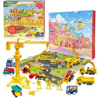 Sonstiges Adventskalender Baufahrzeuge 24 Tage Spielzeugauto Set für Kinder