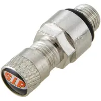 Sip Tubeless Metallventil 30mm Grau mit Logo für Vespa/Lambretta