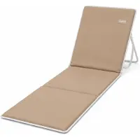Merkloos Faltbare Strandmatte mit verstellbarer Rückenlehne und aus 600D Oxford-Stoff