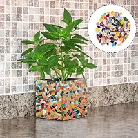Markenlos Bunte unregelmäßige Keramikstücke - 200g für DIY-Dekoration