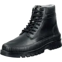 Gant Schnürboots "NEBRADA", Herren, Gr. 41, Polyester, schwarz, Rindsleder, unifarben, Schuhe Schnürboots, Workerboots, Schnürstiefelette mit softem Schaftrand