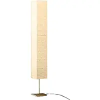 vidaXL Stehlampe Standleuchte Stehleuchte Beige mit Reispapier Lampenschirm 3 Flammig Fußschalter Leselampe für Wohnzimmer Schlafzimmer Büro 170 cm