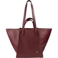 Dudu Toys Damen Schultertasche Burgunderrot