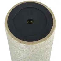 vidaXL Sisalstamm Ersatzstamm für Kratzbaum Kratzstamm Durchmesser 8 cm mit Innenloch zur Wandmontage Krallenpflege und Muskeltraining für Katzen 8 x 55 cm